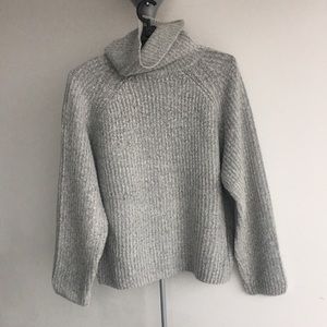Garage super soft turtle neck sweater - light grey